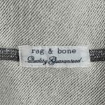 Rag and Bone Rag & Bone Dress Gray French Terry Embellished Eyelet Neutral Minimalist Small Photo 6