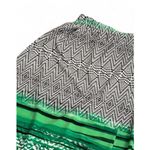 VTG Abstract Midi Skirt M Green & Black Abstract Print Urban Artsy Teacher Core Size M Photo 1