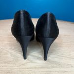 Stuart Weitzman Vintage  Satin Bejeweled Pumps Heels Size 8 Narrow Photo 2