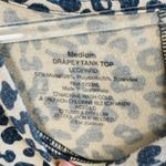 Hobby Lobby Leopard Print Drapey Tank Top Beige Black Animal Sleeveless Womens M Tan Size M Photo 2