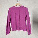 Old Navy  Women’s Longsleeve Cozy Waffle Henley T-Shirt Top in Lotus Flower M Photo 5