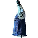 Anthropologie  Floreat XS Navy Crinkle Tank | Spaghetti Strap Boho Party Go Out Photo 3