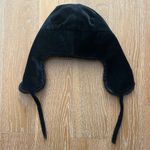 Women's Black Winter Hat with Ear Flaps Photo 2