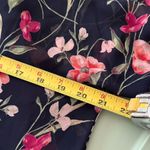 Ralph Lauren Lauren Floral Print Ruffle Dress – Navy and Pink Womens Size 12 Photo 7