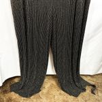 Torrid  Plus Size 4X Jumpsuit Black Gold Metallic‎ Formal Sleeveless Wide Leg 363 Photo 9