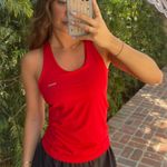 Reebok red workout tank  Has a Built in bra Photo 1