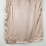 Sandro  Paris Tank Size 2 US Size 6 Cream Sleeveless NWT 100% Silk Bow Photo 5