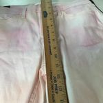 Jen 7 Printed Ankle Skinny Jeans Neiman Marcus pink tie dye NWT Size 8 Photo 5
