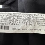 ZARA  Black Square Neck Puff Sleeve Fit Flare Mini Dress Size S Photo 6