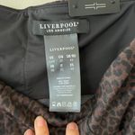 Liverpool Plus Sz 16W Leopard Print Leggings Pants Brown Pull On Stretch Photo 2