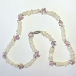 Puka Shell Beaded Shell Chips Boho Necklace Photo 4