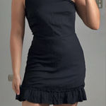 Blue Rain  Francesca’s One Shoulder Black Dress size M Photo 0