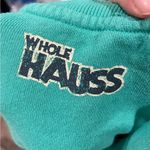 Aqua chunky distresses smurf sweatshirt pockets Whole Hauss Blue Size L Photo 10