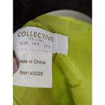 Collective the Label puff sleeve tie front mini dress in lime green US 4 Yellow Photo 7