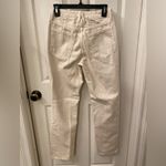 Good American  Cream Cut-Out Jeans size 4 Photo 2