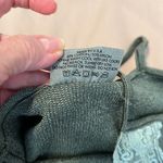 Michael Stars size S green w/green lace trim tank top GUC Photo 3