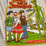 Steven Rhodes Don’t Talk To Strangers Safety Education Graphic Tee Off White Photo 2