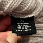 Vertigo  Cream Short Sleeve Batwing Dolman Oversized Sweater Extra Small Photo 7