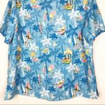 GRAFF Womens Top Petite L Vintage Beach Coastal Nautical Vacation Hawaiian Surf Blue Size undefined Photo 8