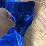 Issac Mizrahi Selma Blair Bright Blue Velour Pants Size M Photo 8