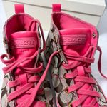 Coach Franca Signature C/Calf High-top Kaki/Pink Women's Size 6.5 Photo 11