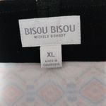 Bisou Bisou Orange Multicolored Aztec Side Slit Scuba Pencil Skirt Size XL Photo 6