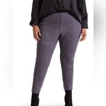 T Tahari  Faux Suede Crop Leggings Photo 3