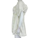 pilcro NWT White Eyelet Romper Size L Size L Photo 2