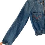 Levi's Vintage Levi’s Denim Jean Crop Jacket Zipper Made in Belgium size small Photo 1