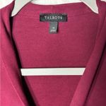 Talbots  Shirt Women's Medium Burgundy Long Sleeve V Neck Photo 1