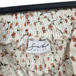 Sabo Skirt Shirred Lule Ruched Dress Sz S Floral Tiered Off The Shoulder Ruffle Photo 10