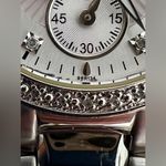 Bulova Ladies Watch Diamonds Chronograph White Dial Stainless Bracelet Photo 5