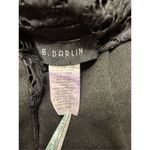 B Darlin B. Darlin Black Cocktail Dress Size 5/6 Short Sleeve Photo 5