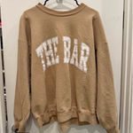The Bar  Varsity Sweatshirt Large Beige  Photo 0