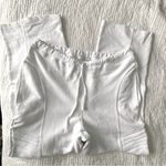 Free People NWOT Best Of Straight Leg Moto White Sweatpants L Photo 3