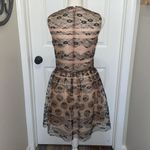 Red Valentino Sleeveless Lace Embroidered Dress Photo 5