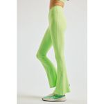 Year of Ours Ribbed Flare Leggings Women Small Pistachio Green Activewear Pant Photo 1