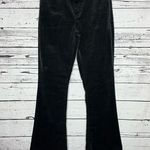 Banana Republic  NWT Size 12/31L Black High-Rise Flare Leg Corduroy Pants Photo 0