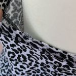 Elan NWT  - GREY MULTI LEOPARD PRINT DESTRUCTED HEM TANK TOP Photo 8