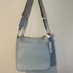 London Fog  Janice Multi-pocket Crossbody Bag in Denim Blue - NWT Photo 3