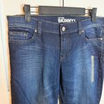 Nwt NY & Company Y2K Low Rise Dark Wash Skinny Jeans Blue Size 8P Photo 4