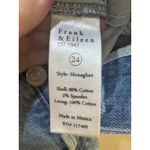Frank & Eileen  The Monaghan Raw Hem Crop Straight Distressed‎ Mom Jeans Size 24 Photo 8