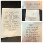 Christopher & Banks Ruffle Front Black Blazer Long Sleeve Women's Size 1X Plus Photo 10