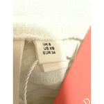 NEW The Frolic White Slit Drawstring High Rise Wide Leg Beach Pants Size XS Photo 4