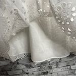 1. State EUC  White Eyelet A-Line Skirt Size Small with Tags Photo 6