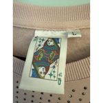 Queen of Sparkles Sushi Crewneck Sweatshirt Embellished Beaded Pink Snack L Size L Photo 2