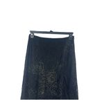 Adrianna Papell Adriana Papell Black Lace Floral Skirt Sheer Overlay Romantic Gothic Lined 10 Photo 3