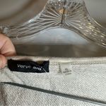 Verve Ami NWT Tan Knit Scoop Neck Lace Hem Blouse XL Photo 1