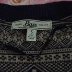 G.H. Bass &Co. Blue And Tan Cardigan Photo 3