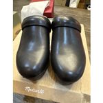 Madewell   'The Cecily' Clog in True Black  Leather Mules Size 6.5‎ Studs Photo 8